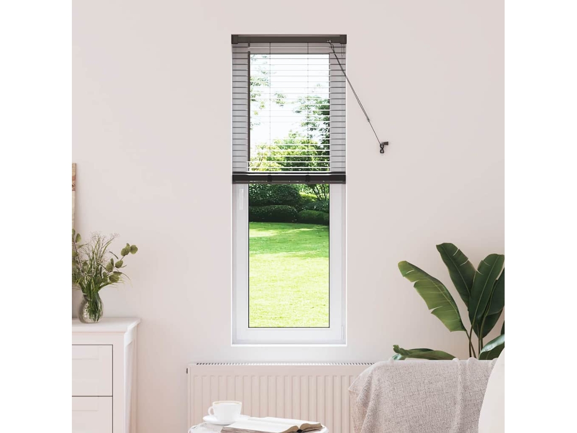 Vidaxl Persianas Venecianas Preto 130 X 40 Cm Alumínio