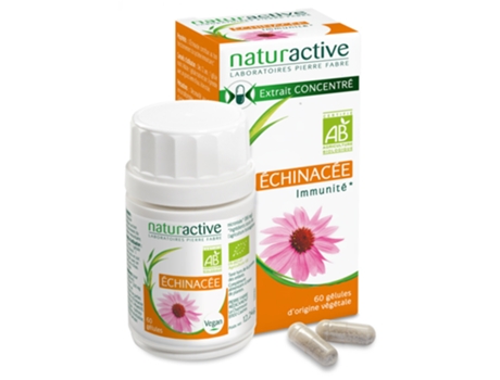 Equinácea Orgânica 60 Cápsulas NATURACTIVE