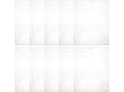 Refis Para Álbuns De Fotos Beavorty, 30 Folhas Transparentes, Tamanho A5, Com Furos Pré Perfurados Para Fichários