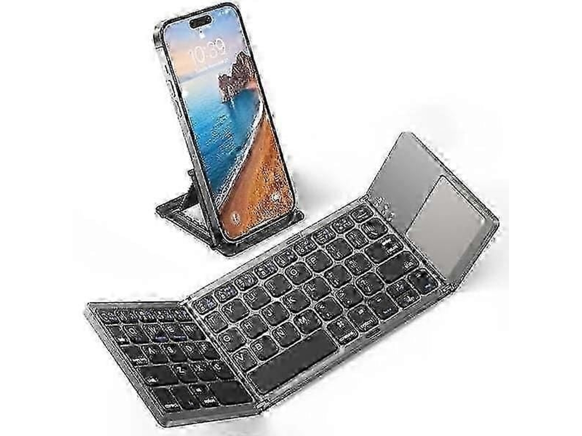 Teclado Bluetooth TAISHENGDA, de 100 teclas, sem fio, com Bluetooth 2.4g