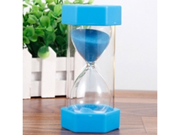 Ampulheta Para Controlo Visual Do Tempo, Duração 5/10/15/20/30 Minutos, Acabamento Azul-celeste