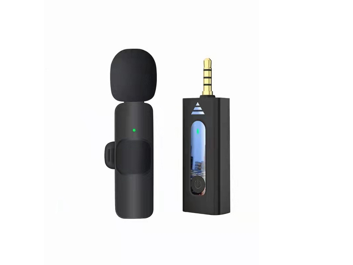 Microfones De Lapela Sem Fio K35, Modelo Único, Com Interface De 3,5 Mm. Aquaforge