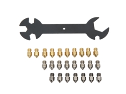 25 Peças De Bicos Para Impressora 3d Com Saída De 0,4 Mm E Entrada De 1,75 Mm Para Cr 10 Ender 3 Ender3 Pro Aquaforge