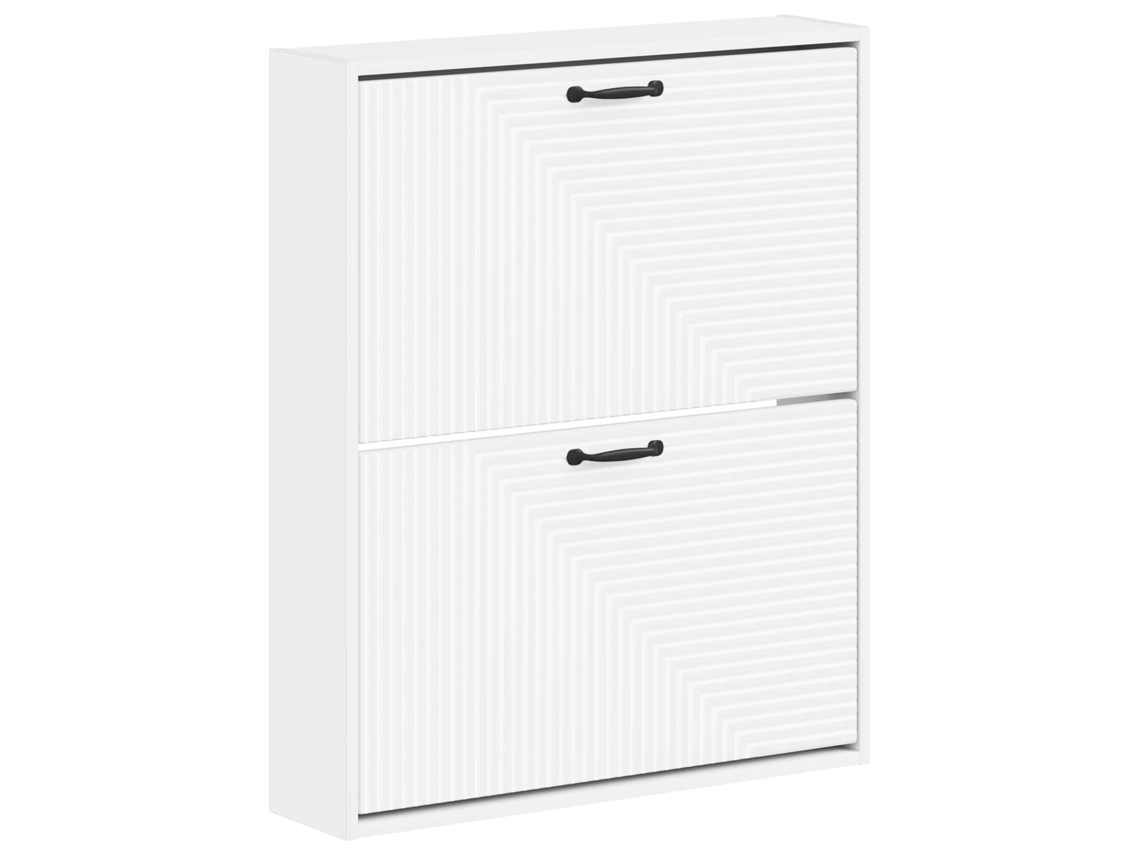 Vidaxl Armário De Sapatos De Parede Haarlem 71 X 17 X 86 Cm Branco