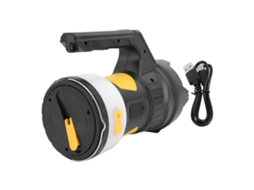 Lanterna de acampamento 2 em 1 com luz de fio, recarregável, 6 modos, portátil, pesca, hiking, camping S/MARCA