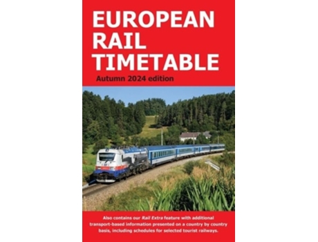 Livro European Rail Timetable Autumn 2024 de Chris Woodcock (Inglês)