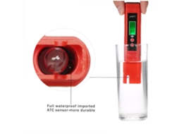 Medidor de Ph Pen YURU KKmoon 007 com LCD, Preciso para Água, Aquário, Piscina (S/MARCA)