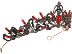 Nuobesty Tiara De Casamento Em Liga De Zinco E Strass Para Mulheres, Acessório De Cabelo Elegante.