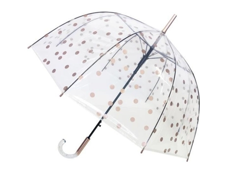 Guarda-chuva Transparente Com Bolinhas De Cobre - - Automático - 85cm