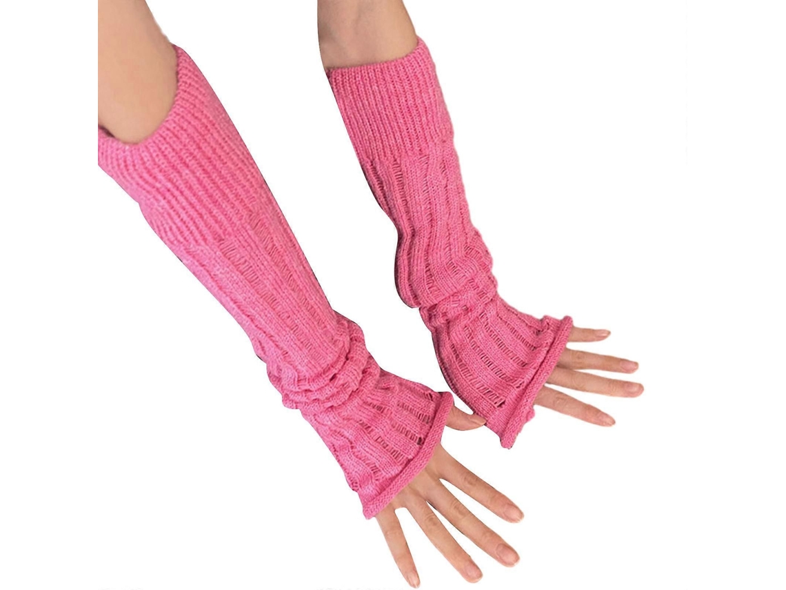 Luvas De Tricô Sem Dedos, Manga Curta, Estilo Anos 2000, Luvas Para Aquecer Os Pulsos, Ideais Para Halloween, Baile De Máscaras E Formatura, Na C