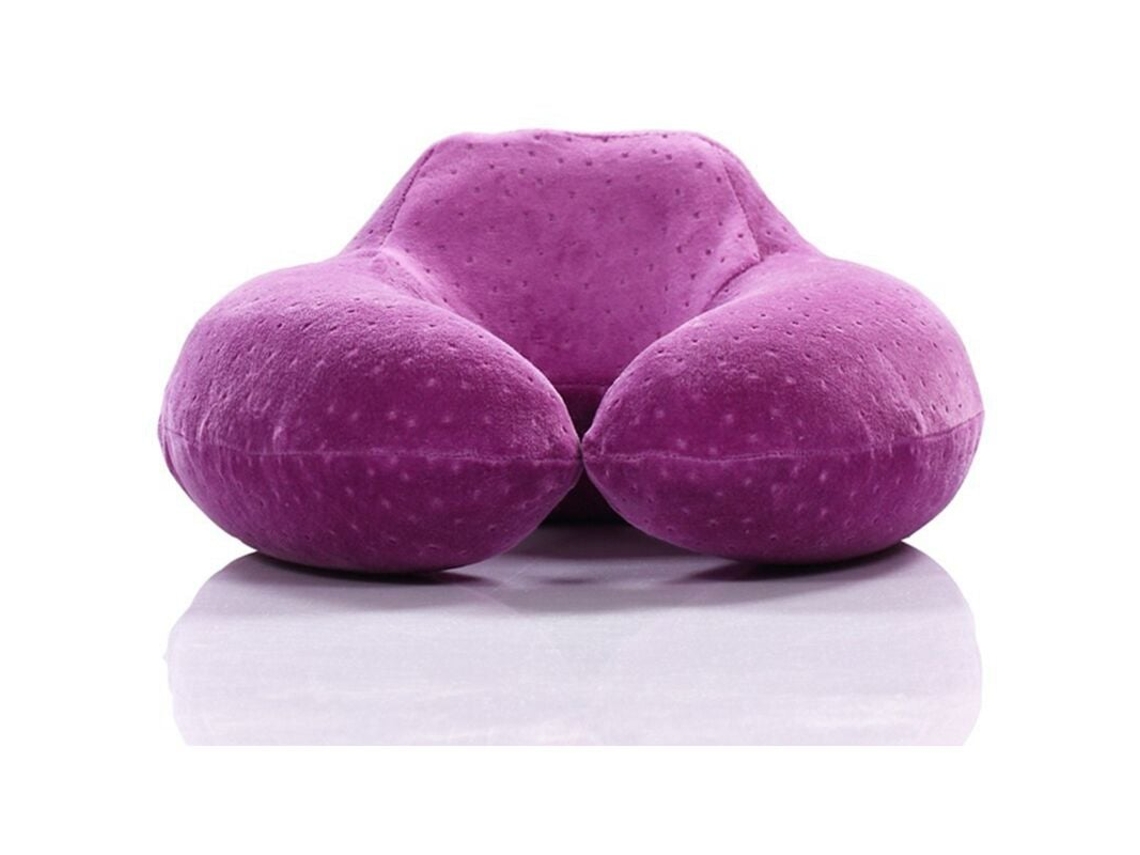 Lurelia Encosto De Cabeça Para Carro Em Espuma Viscoelástica, Conforto Cervical, Roxo, 31 X 30 X 13 Cm