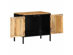 Maison Exclusive - Armário De Cabeceira Marrom E Preto 50 X 30 X 45 Cm