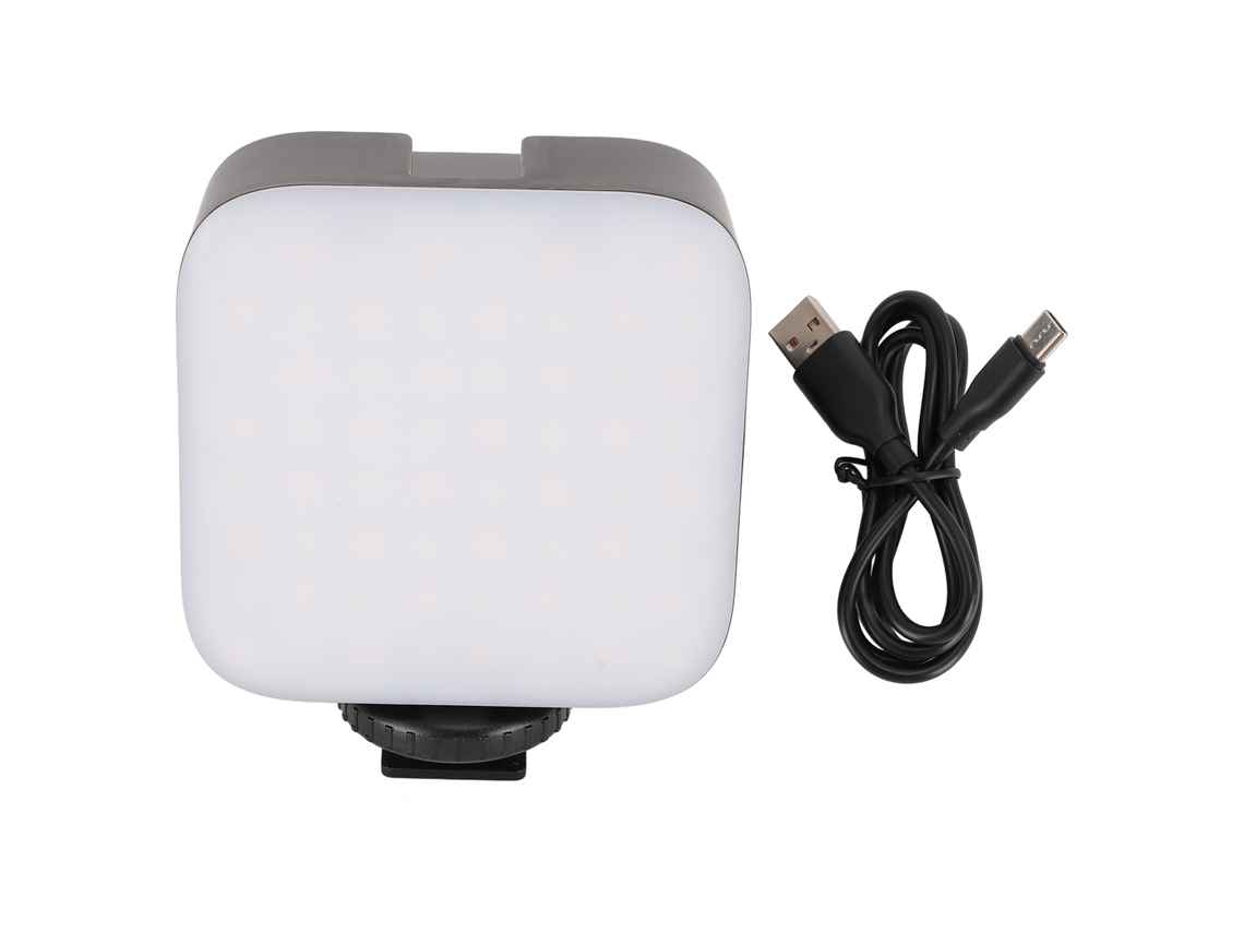 Luz De Relleno Para Teléfono Con Brillo Ajustable Recargable, Luz Para Selfie Y Video De Teléfono