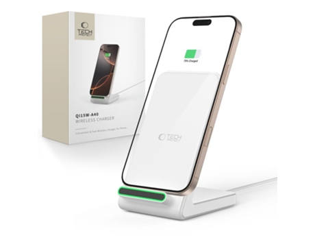 Carregador Sem Fio Tech-protect Qi15w-a40 Para Iphone 15, 14 E 13