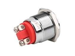 Indicadores Led Bem 19c 12v Vermelho Ip68 19mm