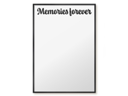 Magnetic Glass Board Memories Forever For The Hall Espelharte (70x100 Cm)