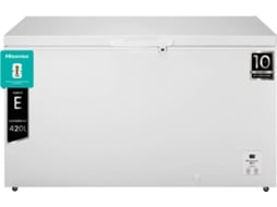 Arca Horizontal HISENSE FT546D4AWLYE (Estático - 144.8 cm - 420 L - Branco)