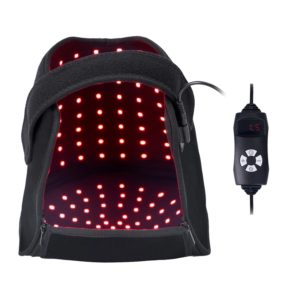(preto) Terapia Óssea com Luz LED Vermelha para Crescimento Capilar, Sistema Antiqueda