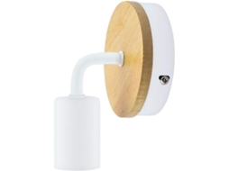 KOFIHETY Lâmpada De Parede Industrial Retro, Base Minimalista De Madeira Montada Perfeitamente, Luz Diminuída Com Soquete E27 Para Aplicação Ampla, Ac 85 265v