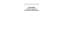 Livro Tetrobot De Gregory J Hamlin E Arthur C Sanderson (inglês)