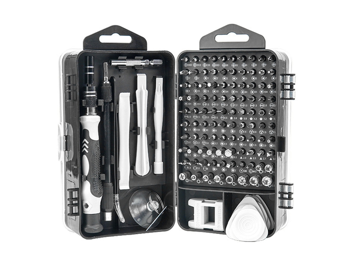 Kit de Chave de Fenda 115 em 1 Magnético