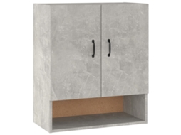 Wall Cabinet, Wall Cabinets Vidaxl Cinzeto Madeira Processada (n/a)