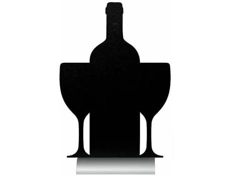 Quadro de Ardósia de Mesa  Vinho Preto