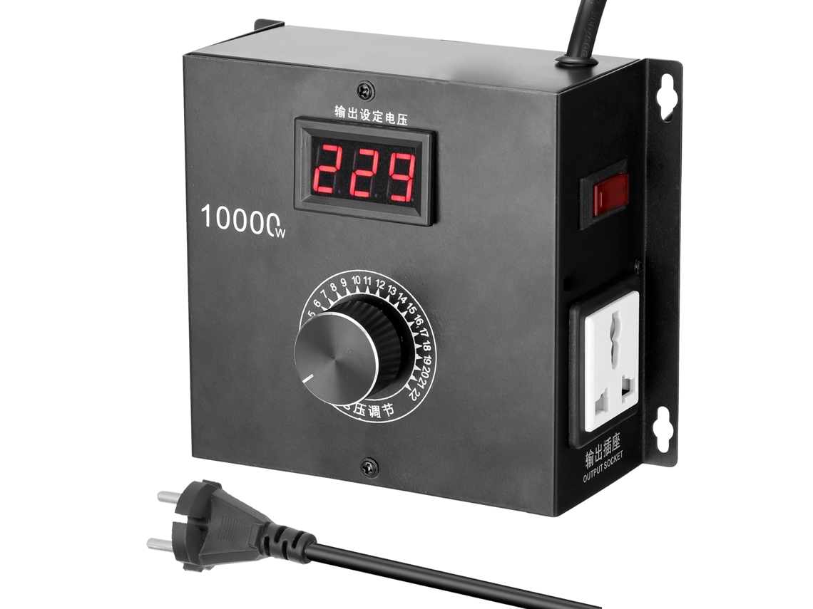 Regulador de Voltaje Ajustável 10000w Controlador de Velocidade Luz Dimmer S/MARCA