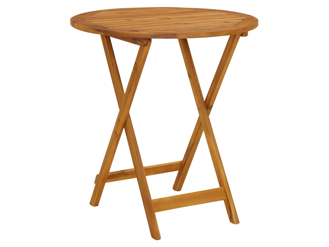 Maison Exclusive - Mesa De Jardim Dobrável 70 Cm Madeira De Acácia Maciça
