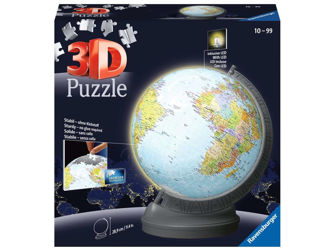 Puzzle RAVENSBURGER 11549 3D 540 Peças Globo