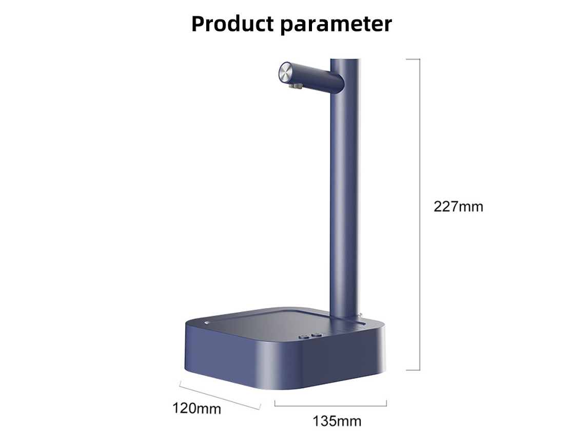 Aoresac Dispensador Inteligente de Água para Mesa 5 Galões Bateria 1800mah Portátil Usb