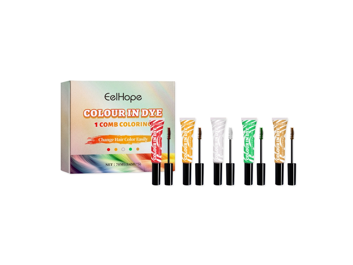 Spray de Coloração Diy LAXISCREED para Cabelos Multicores e Estilo Vibrante