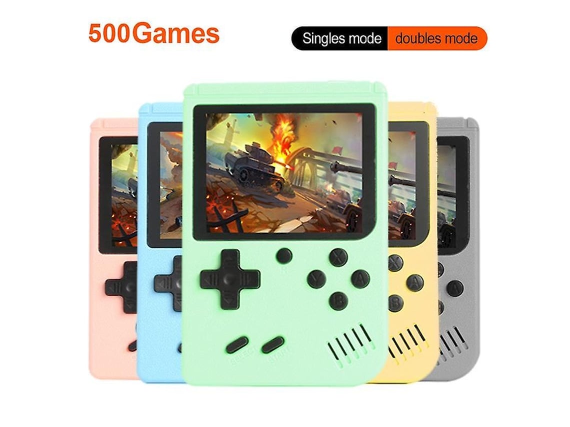 Console De Videogame Retrô Portátil De 3,0 Polegadas Com 500 Jogos Clássicos Integrados, Mini Controle Para Presente Infantil Ly Ebike