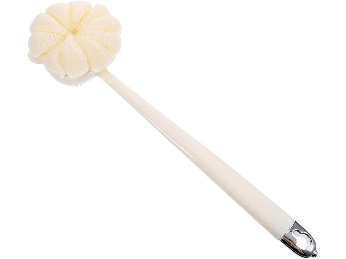 Escova De Banho Healeved Com Cabo Longo E Cerdas Macias Para Esfoliação Das Costas Pescoço, Design Ergonômico Em Pp E