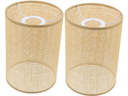 Abajur De Metal Resistente Com Estrutura Estável, Conjunto De 2 Unidades Para Luminárias.