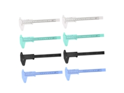 Conjunto De 8 Peças Paquímetro Mini Plástico 150 Mm, Régua Métrica