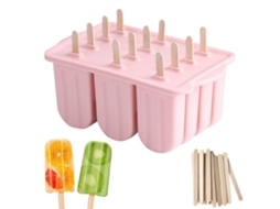 Mold de Silicone LAXISCREED para Sorvete 12 Compartimentos