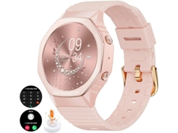 Relógio inteligente feminino Bestvite com discagem para atendimento de chamadas, smartwatch casual de 1,32" para celulares Android e iOS com mais de 100 modos esportivos