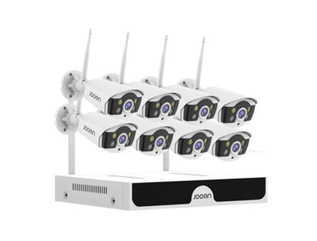 Kit Videovigilância J.OOAN 8 Câmaras Wifi Imagem Hd Wireless