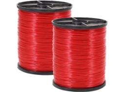 Anneome 2-rolos De Fio Suspensão Transparente Vermelho, Fio De Nylon Para Decoração Guirlandas, Linha De Pesca Invisível
