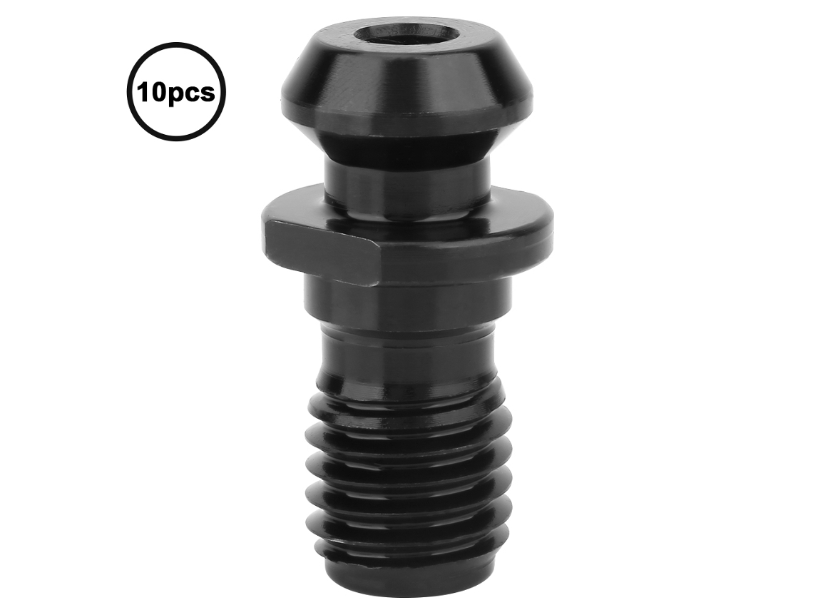 10pcs Botão De Retenção Pull Stud Para Cnc Mazak Cat40 De Aço Premium
