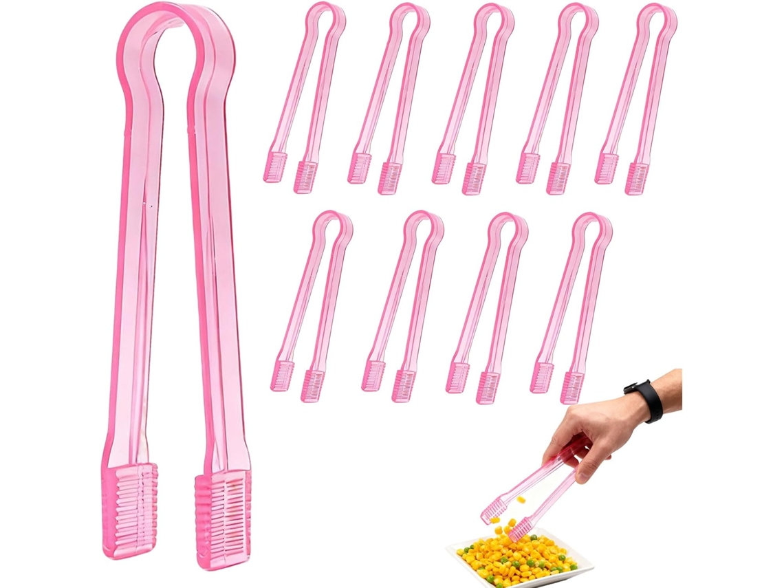 Conjunto De 10 Pegadores Plástico Para Servir Em Buffets