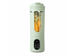 Liquidificadora Portátil Recarregável Para Sumos E Triturar Gelo, 12 Lâminas, 7,4 V, Bateria Dupla 1300 Mah, Verde, Versão Inglesa