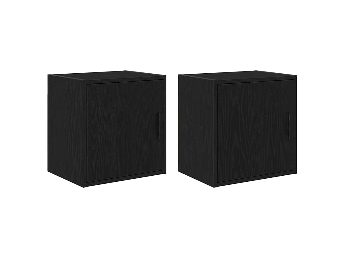 Vidaxl Armários De Parede Para Garagem 2 Pcs Derivados De Madeira