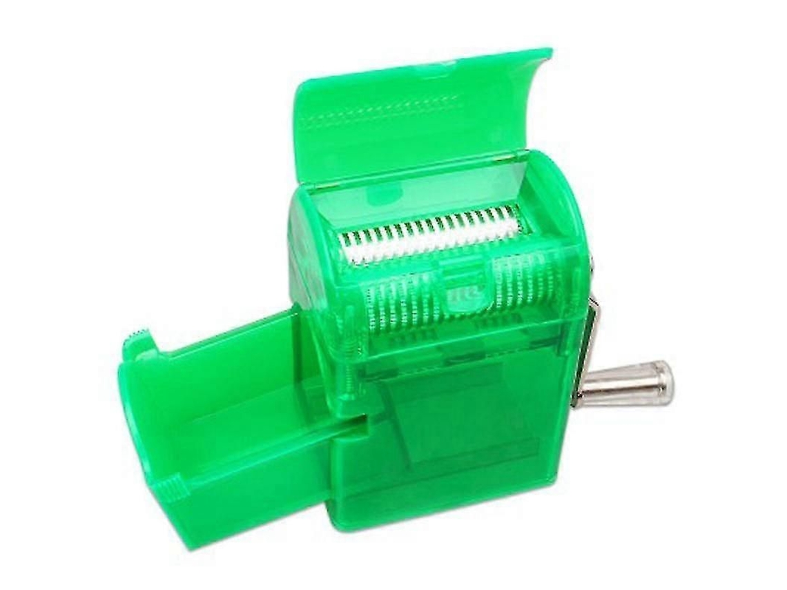 Moedor Elétrico De Tabaco Com Lâminas Rápidas E Afiadas, Leve E Portátil, Material Acrílico Durável Para Fumar Suave Verde