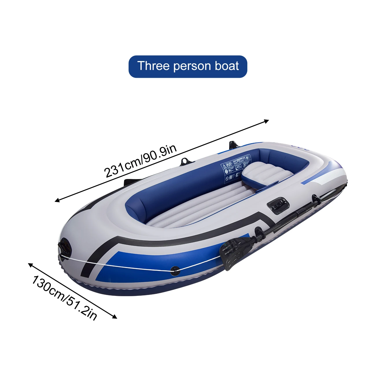 (barco Para Três Pessoas) 1 Barco Inflável, Jangada Flutuante Para Piscina/lago Para Adultos, Barco/jangada De Pesca Portátil