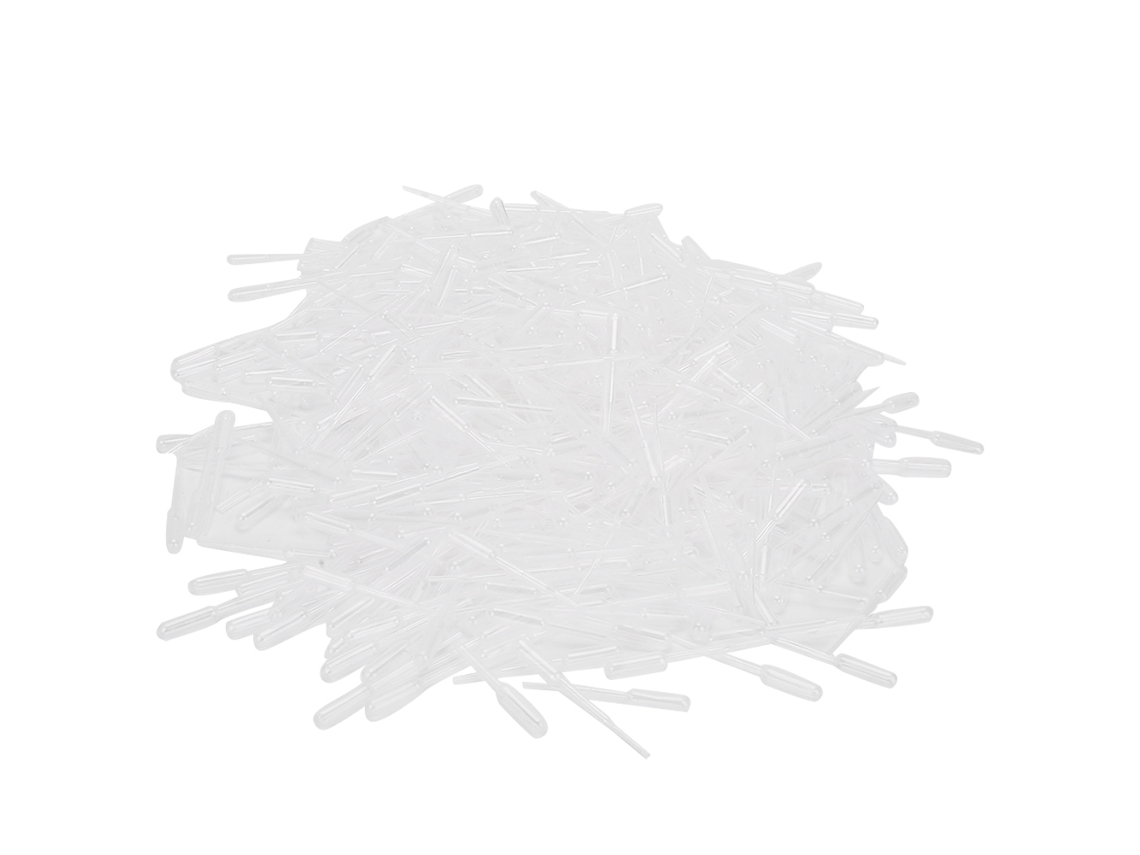 1000 Pipetas De Transferência Plástica Descartáveis Calibradas