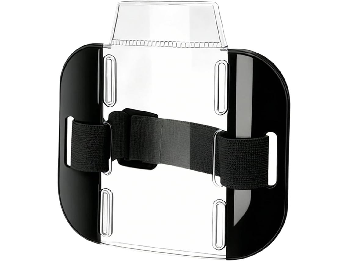 Lurelia Porta-crachá Ajustável Transparente 15cm Para Escritório E Eventos