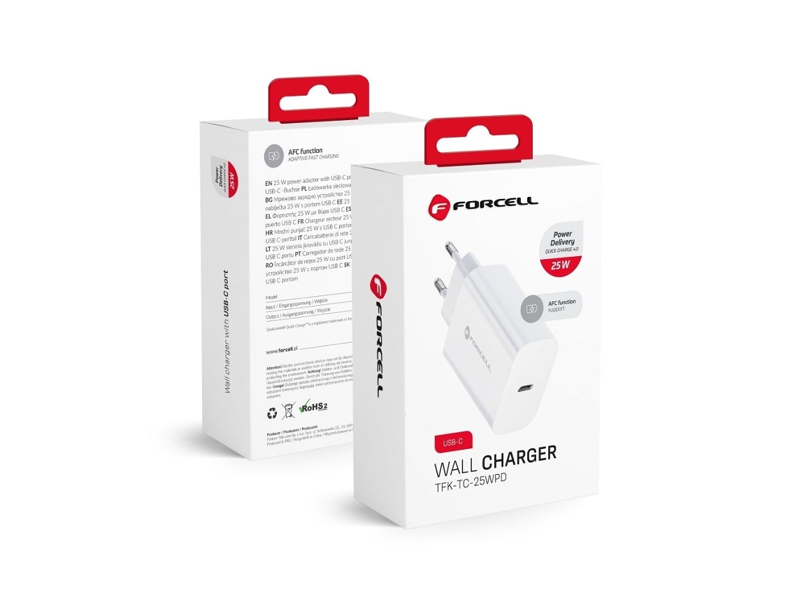 Carregador Com Entrada Usb-c 3a 25w Com Pd E Qc 4.0