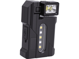 Lanterna De Bolso, Luz De Trabalho Magnética, Mini Recarregável Com Cabeça Giratória De 180 Graus E Visor